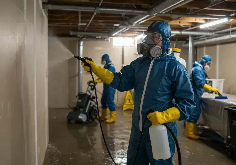 Basement Sanitization and Antimicrobial Treatment process in Marfa, TX